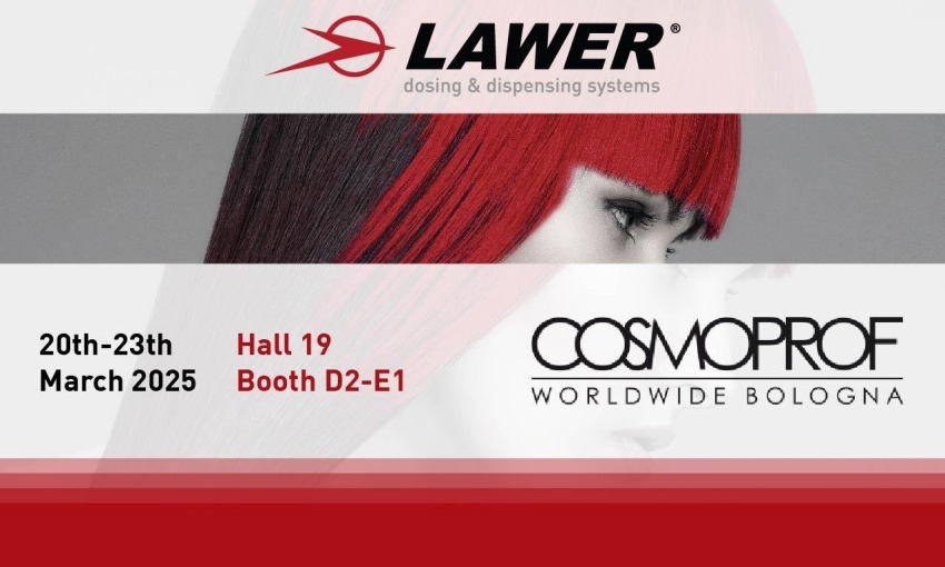 Lawer alla fiera Cosmoprof, Bologna, dal 20 al 23 marzo 2025