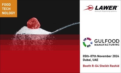 Lawer alla fiera GULFOOD MANUFACTURING, Dubai, dal 7 al 9 novembre 2024